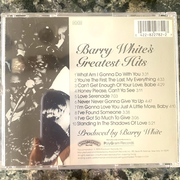 3 for $15 bundle CD Barry White’s Greatest Hits - Picture 2 of 3